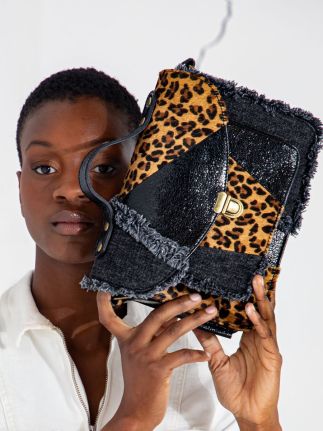 Mademoiselle George Chimère – Denim / Schwarz