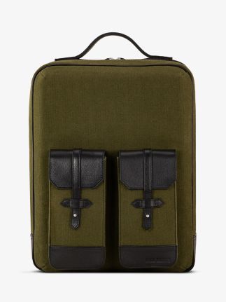 Urbain – Schwarz / Canvas Khaki