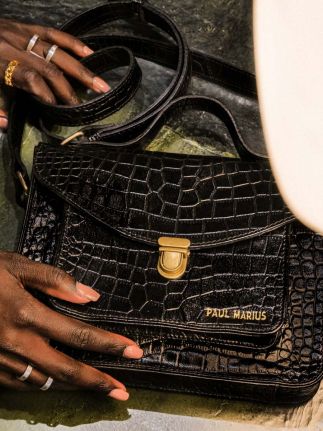 Mademoiselle George Alligator – Tiefschwarz