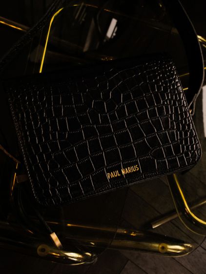 LeBaguette Alligator - Tiefschwarz