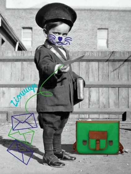 LeCartable d'écolier - Grün