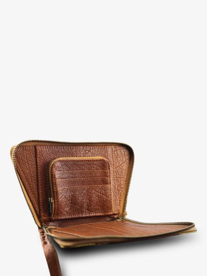 LePortefeuille Emma – Natur / Goldfarben