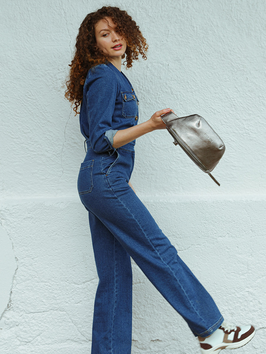 Foto-Tragetasche-Gürteltasche-Leder-silber-Damen-Labanane-Stahl-Paul-Marius-M503-GM