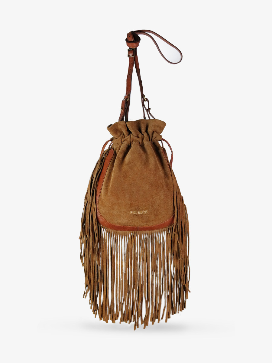 Foto-Vorderansicht-Umhängetasche-Leder-Damen-braun-LeChamane-Paul-Marius-W101-L