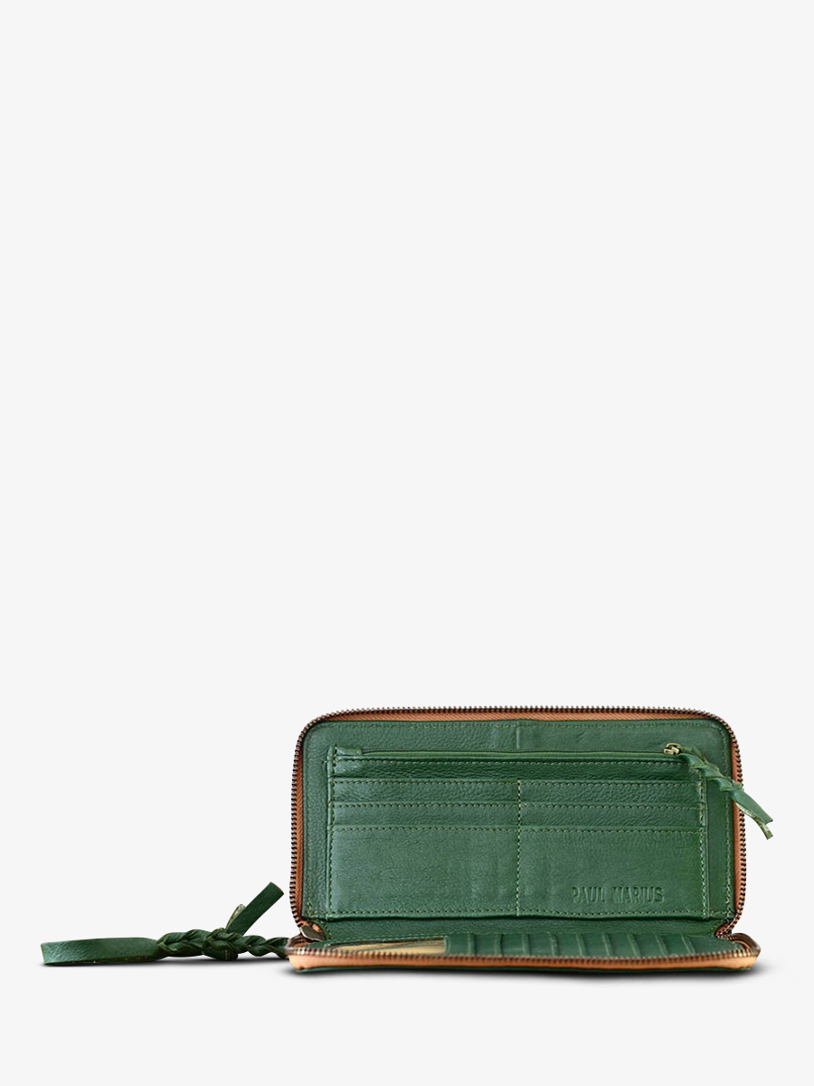 Foto-Rückansicht-Brieftasche-Leder-Damen-khaki-LePortefeuille-Charlotte-khaki-Paul-Marius-M63-K