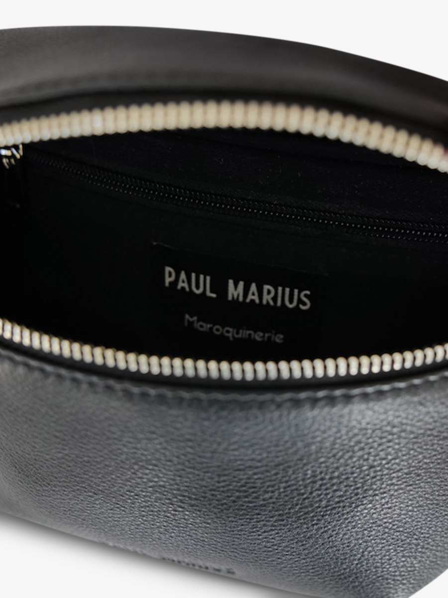 Foto-Innenansicht-Gürteltasche-aus-schwarzem-Leder-Labanane-schwarz-Paul-Marius-M503-B