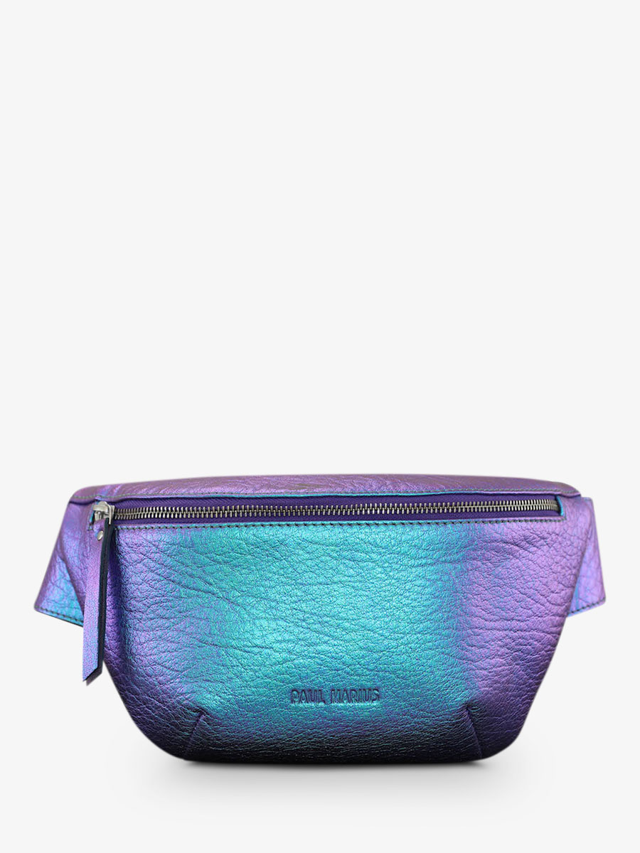 Foto-Seitenansicht-Gürteltasche-aus-blauem-Leder-LaBanane-Scarabee-Paul-Marius-M503-P-Blu