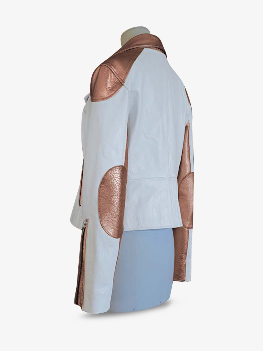 Foto-Rückansicht-Perfecto-Lederjacke-für-Damen-rosa-golden-weiß-LePerfecto-Gold-rosa-weiß-Paul-Marius-wpj-g-pi-w-s36