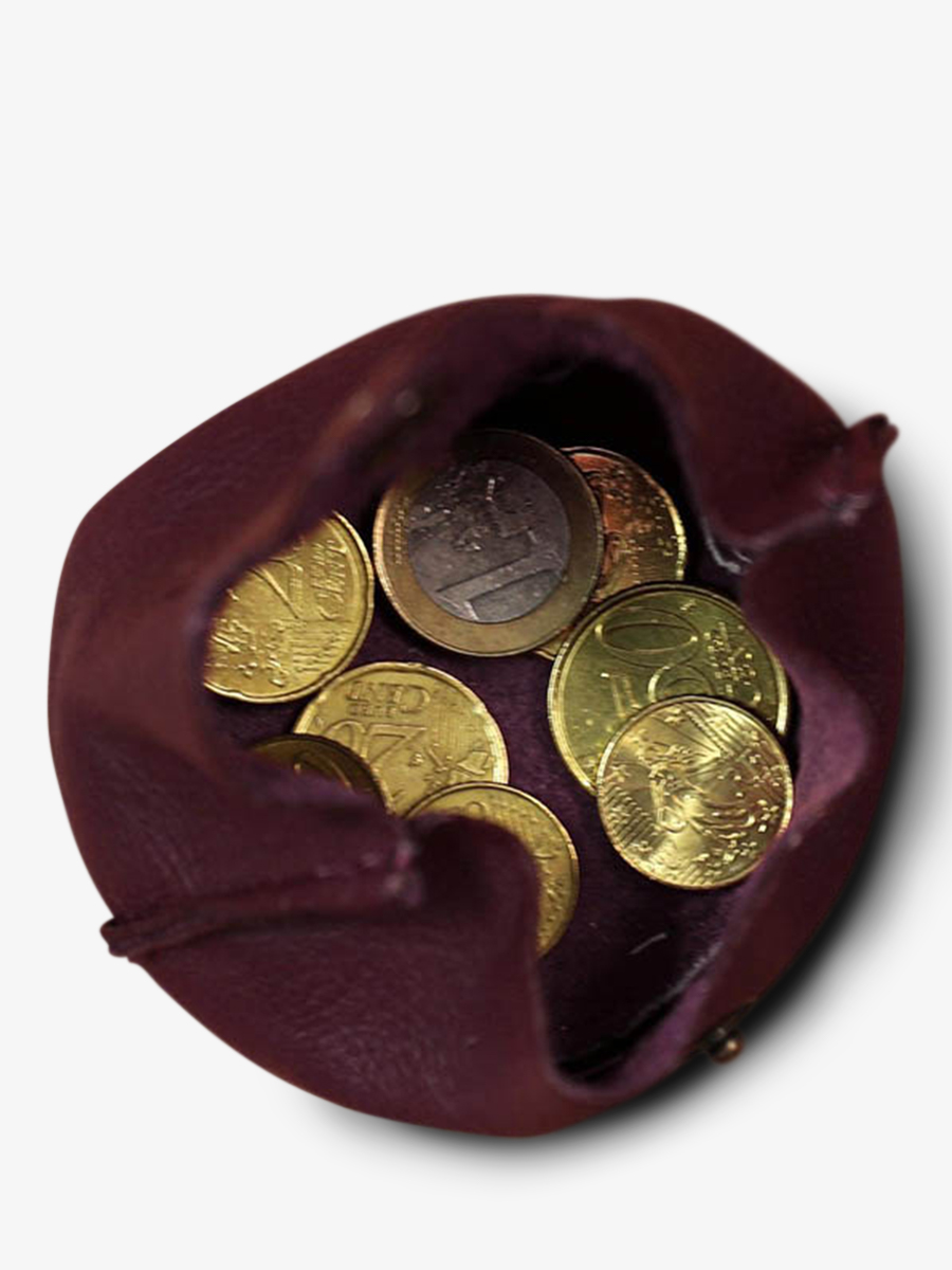 Foto-Material-Geldbörse-Leder-violett-Lescarcelle-Pflaume-Paul-Marius-M56-P