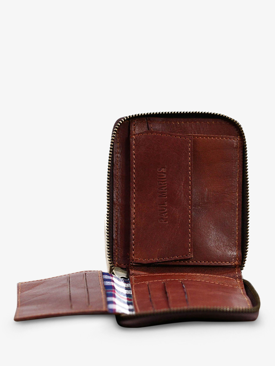 Foto-Innenansicht-Lederbrieftasche-für-Herren-braun-LePortefeuille-Paul-Naturel-Paul-Marius-Wallet-L