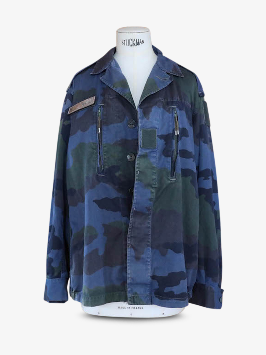 Foto-Innenansicht-Militärjacke-Baumwolle-blau-Militärjacke-ceruleen-paul-marius-army001-blu-s