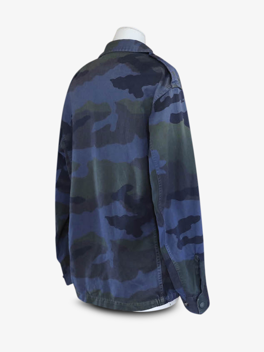 Foto-Seitenansicht-Militärjacke-Baumwolle-blau-Militärjacke-ceruleen-paul-marius-army001-blu-s