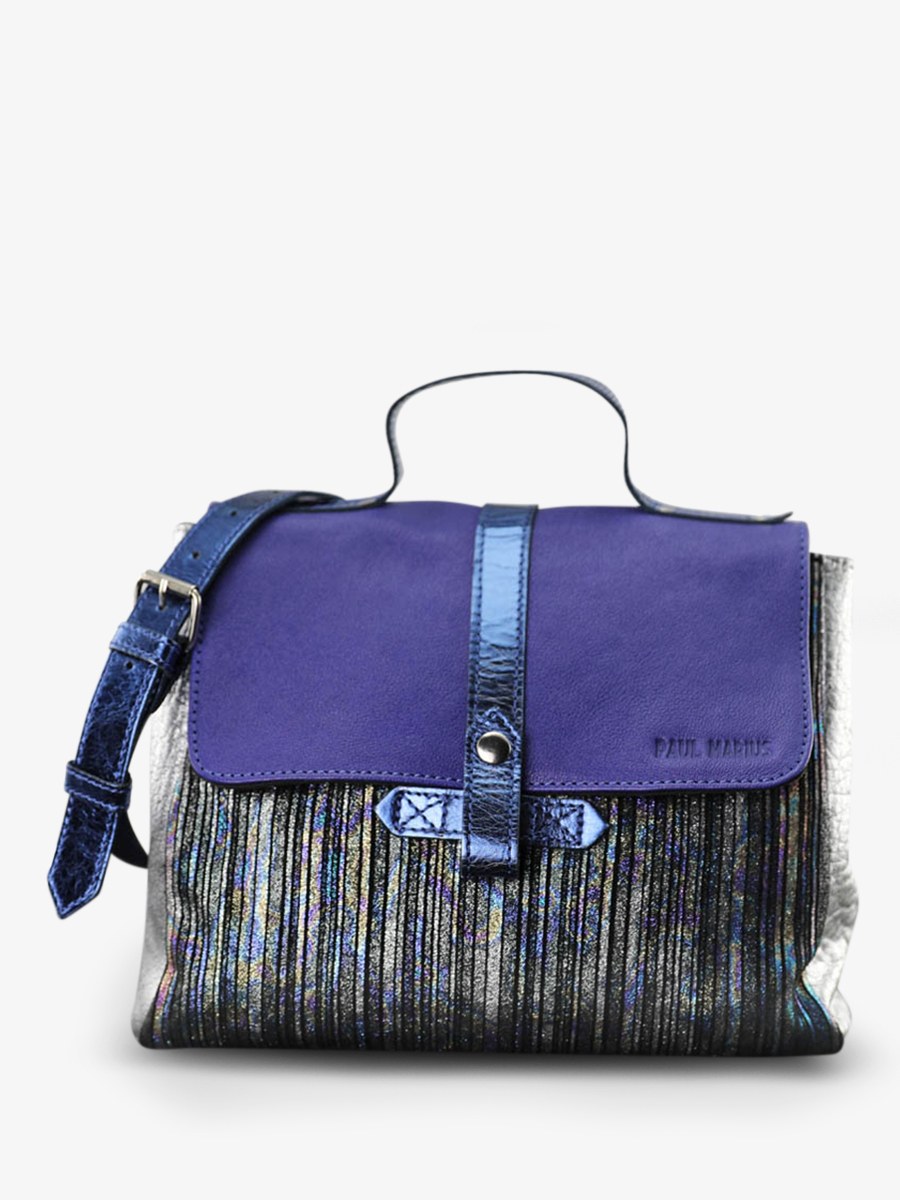 Foto-Vorderansicht-Umhängetasche-Leder-Damen-LeCorneille-Cosmos-Paul-Marius-W23-CS