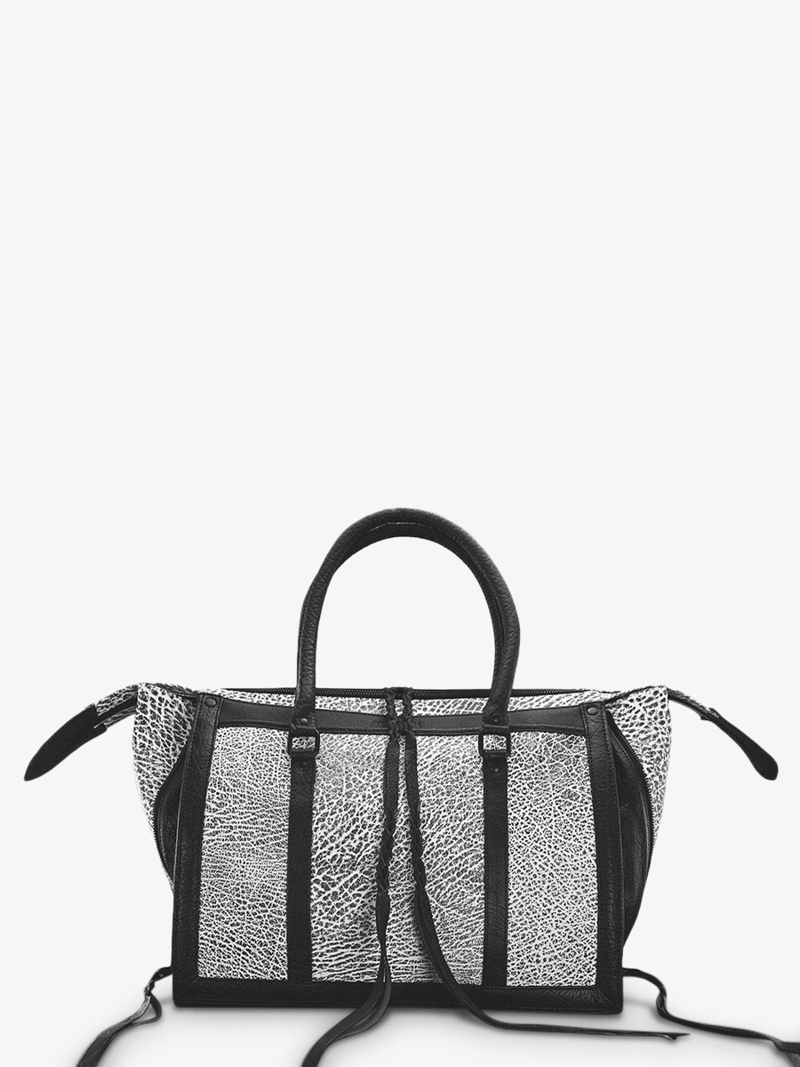 Foto-Seitenansicht-Handtasche-Leder-Damen-LeRive Droite-M-Empreinte-Paul-Marius-W19M-B-W