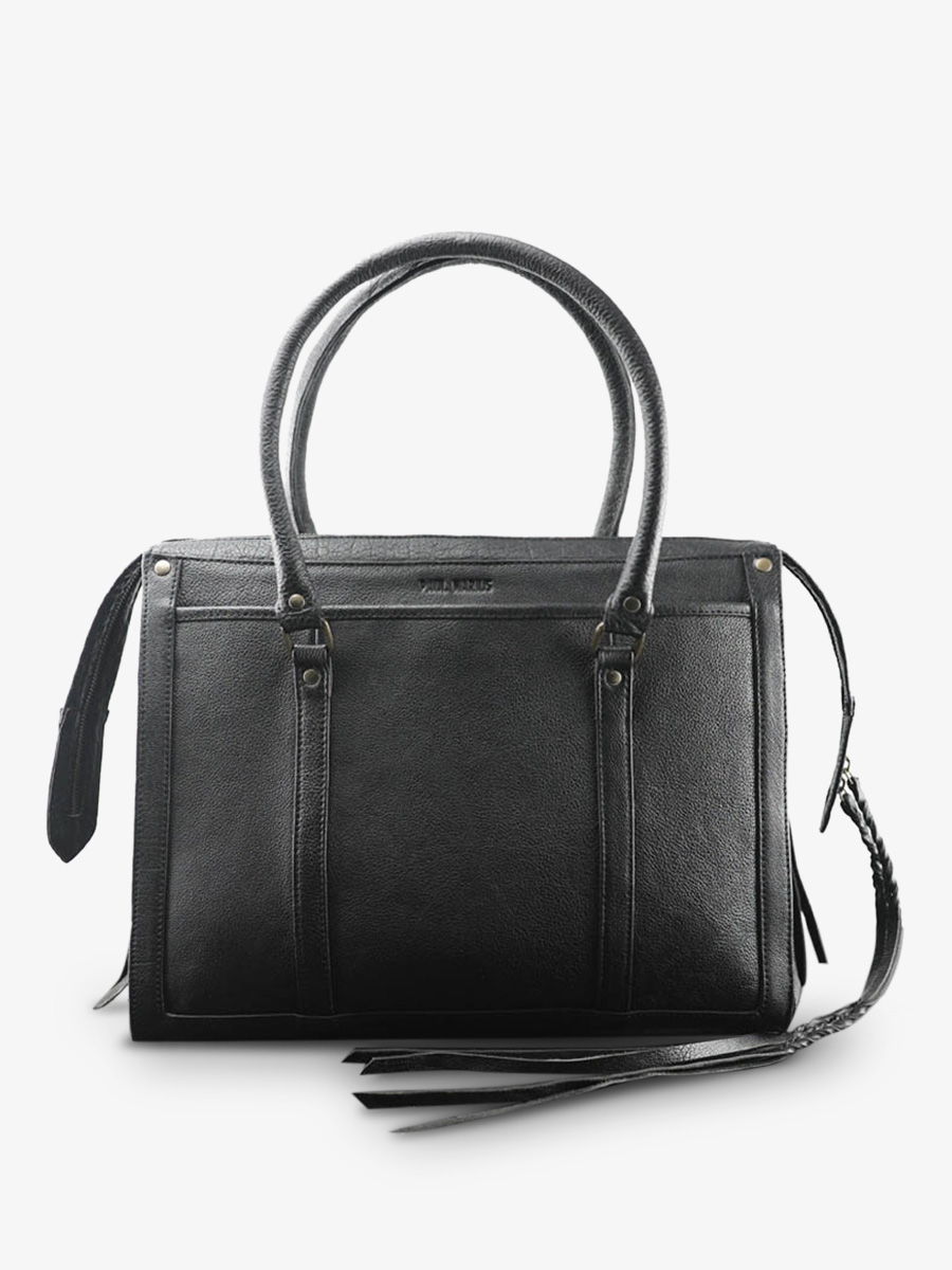 Foto-Rückansicht-Handtasche-Leder-Damen-schwarz-LeRive Droite-M-schwarz-Paul Marius-W19M-B