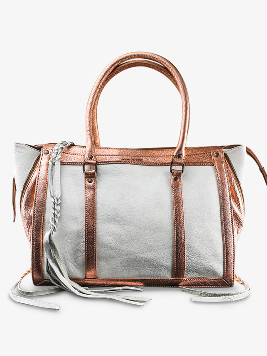 foto-frontansicht-handtasche-leder-business-rosa-gold-weiß-lerive-droite-l-or-rose-blanc-paul-marius-w19l-g-pi-w