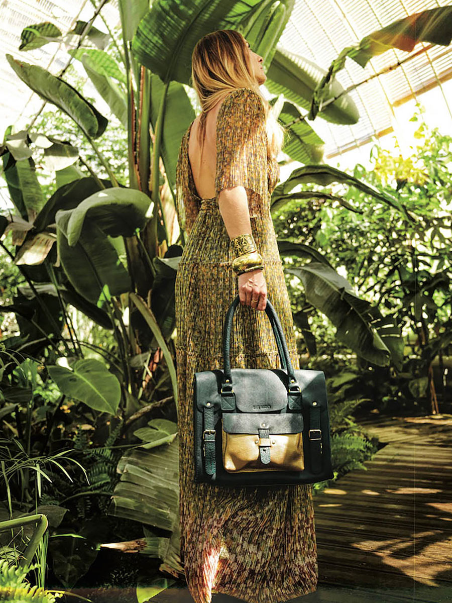 Foto-Vorderansicht-Umhängetasche-Leder-Damen-LeRive Gauche-M-Oasis-Paul-Marius-W01M-OA