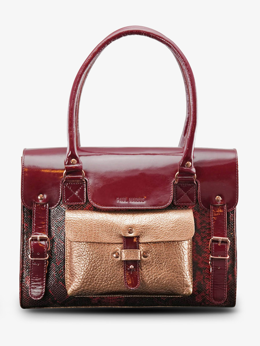 Foto-Seitenansicht-Umhängetasche-Leder-Damen-LeRive Gauche-M-Passion-Paul-Marius-W01M-PA