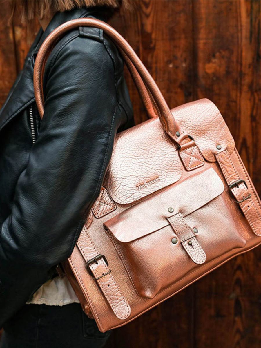 Foto-Tragegurt-Umhängetasche-Leder-Damen-rosa-gold-lerive-gauche-m-rosa-gold-paul-marius-w01m-g-pi