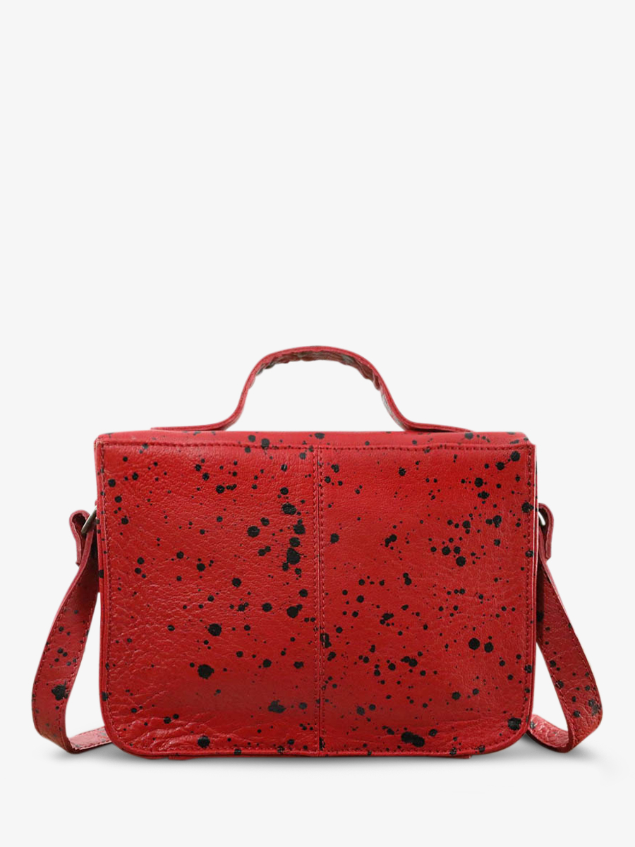 Foto-Seitenansicht-Umhängetasche-Leder-Damen-rot-Mademoiselle-George-Künstlerin-Karminrot-Paul-Marius-W05-A-R