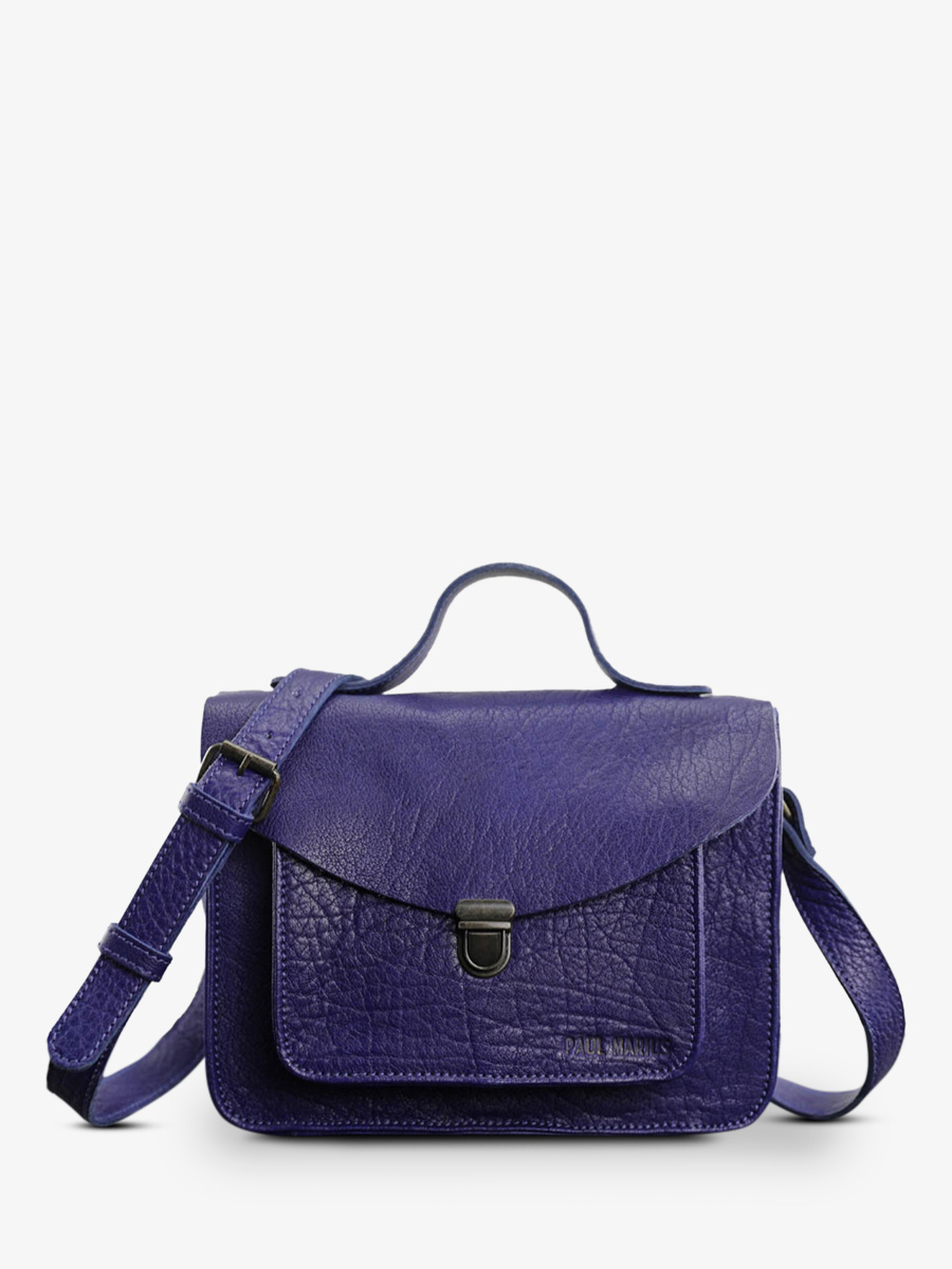 Foto-Seitenansicht-Umhängetasche-Leder-Damen-blau-Mademoiselle-George-Ägyptisch-blau-Paul-Marius-W05-EGB