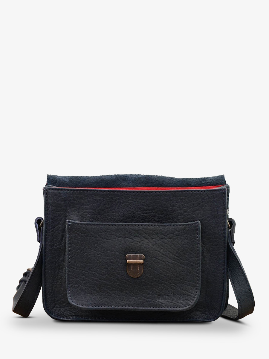 Foto-Seitenansicht-Umhängetasche-Leder-Damen-blau-Mademoiselle-George-Tintenblau-Paul-Marius-W05-DB