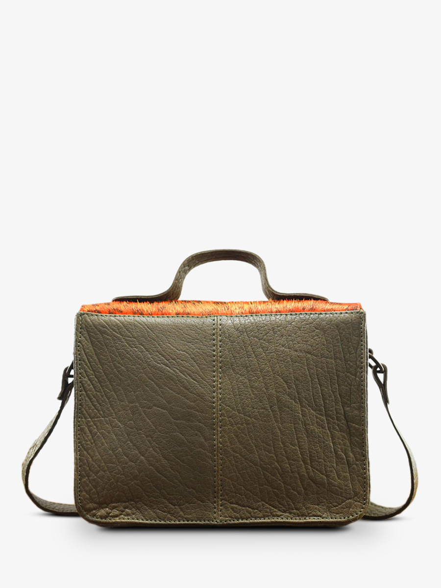 Foto-Rückansicht-Umhängetasche-Leder-Damen-orange-kupfer-Mademoiselle-George-Leopard-orange-kupfer-Paul-Marius-W05-LP-O-C