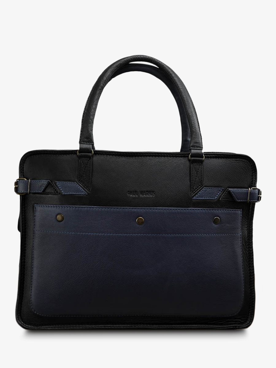 foto-ansicht-von-vorne-aktentasche-leder-schwarz-lambitieux-schwarz-tintenblau-paul-marius-b03-b-db