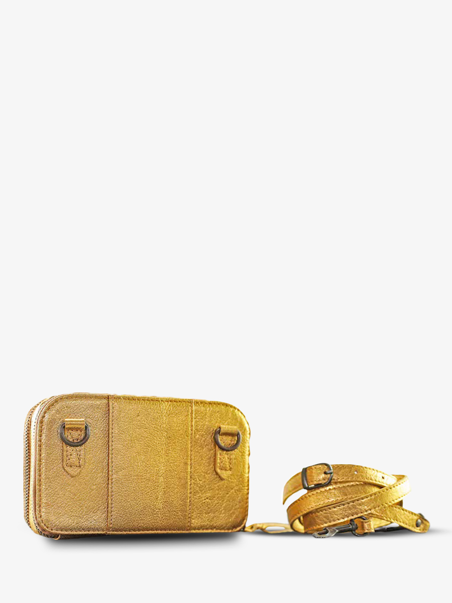 Foto-Rückansicht-Gürteltasche-Leder-Damen-golden-Paula-golden-Paul-Marius-M66-G