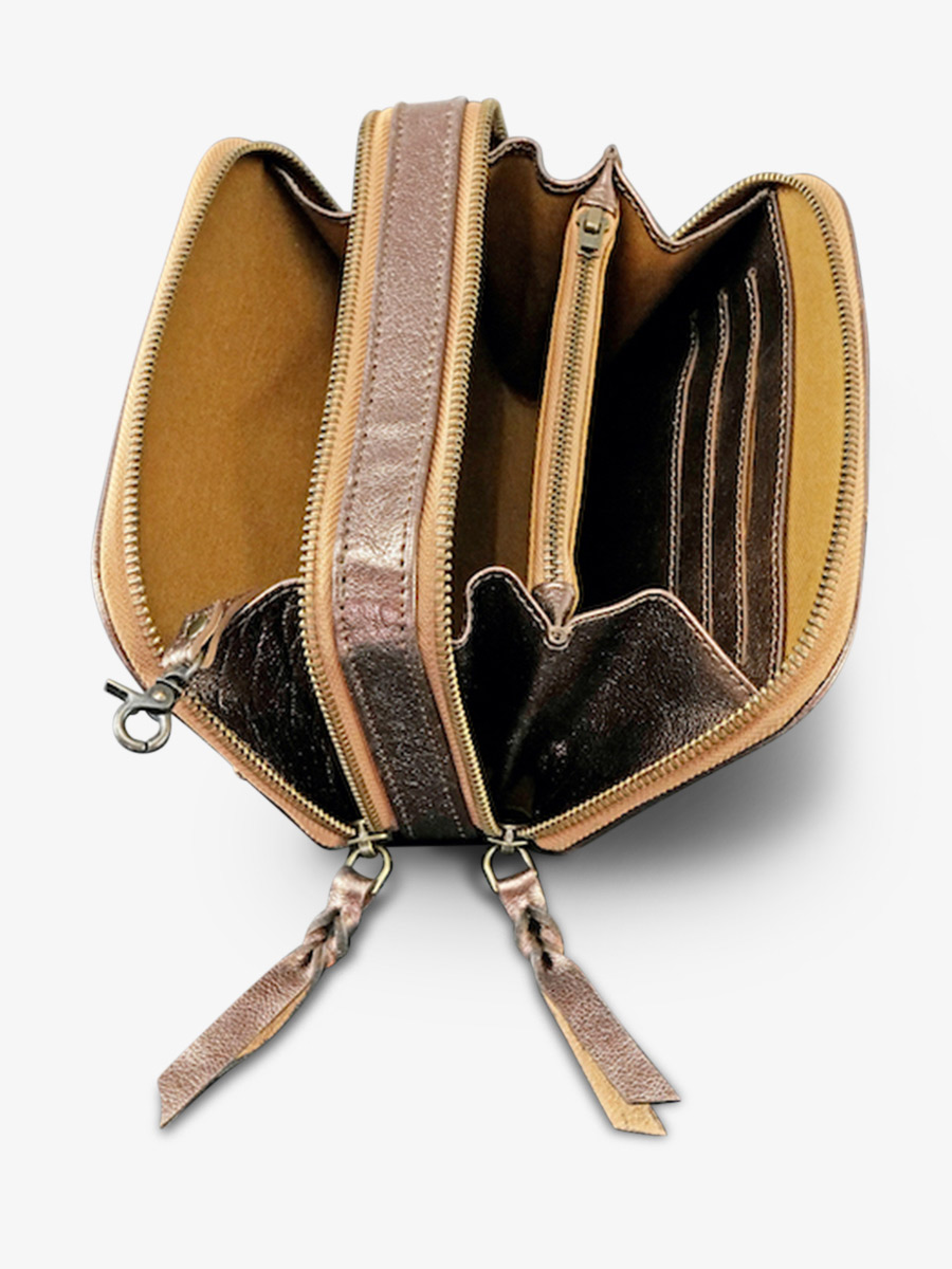 Foto-Innenansicht-Gürteltasche-Leder-Damen-Kupfer-Paula-Kupfer-Paul-Marius-M66-C