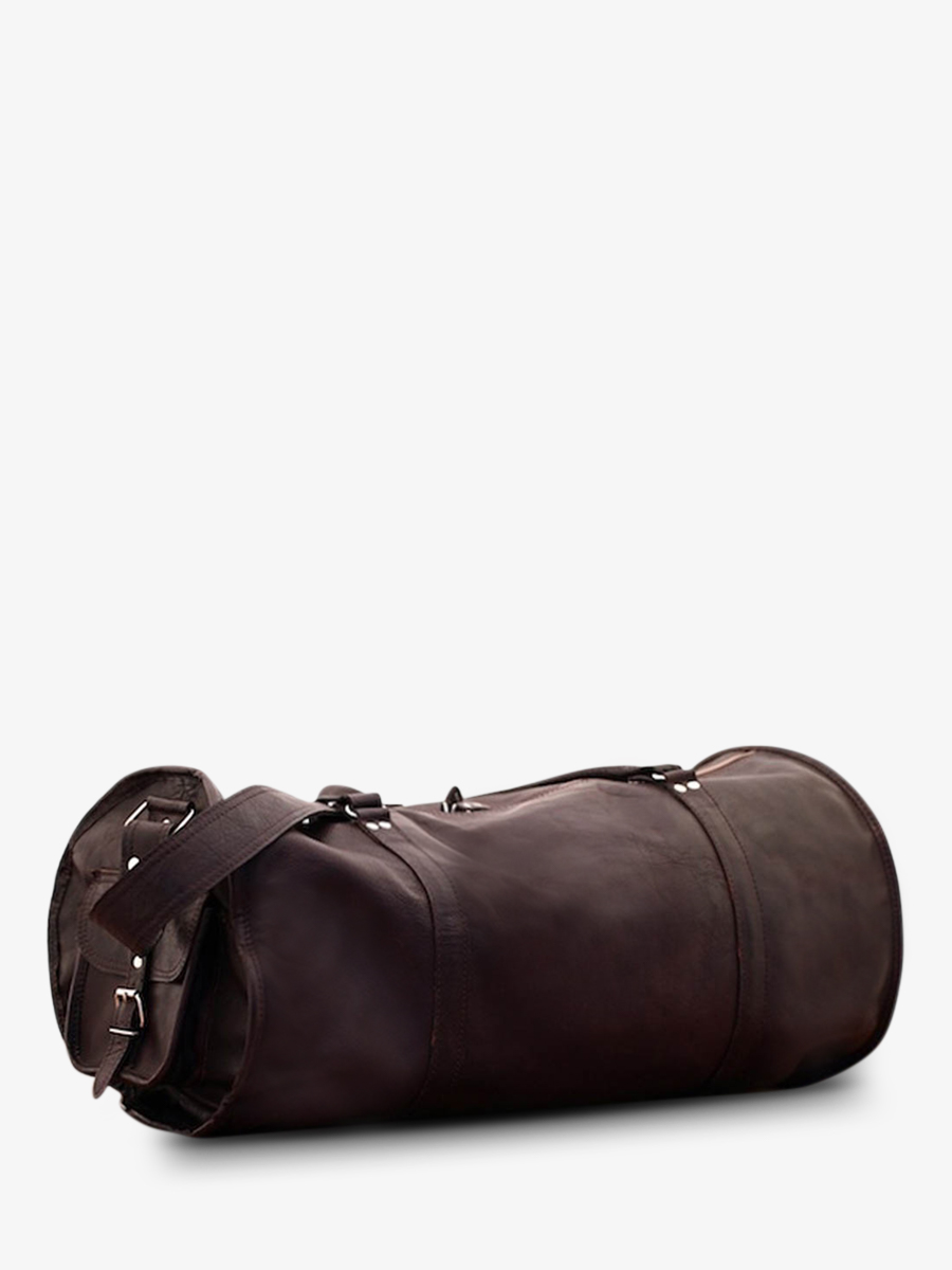 Foto-Rückansicht-Reisetasche-aus-schwarzem-Leder-LeVoyageur-XL-Indus-Paul-Marius-M08S60-D