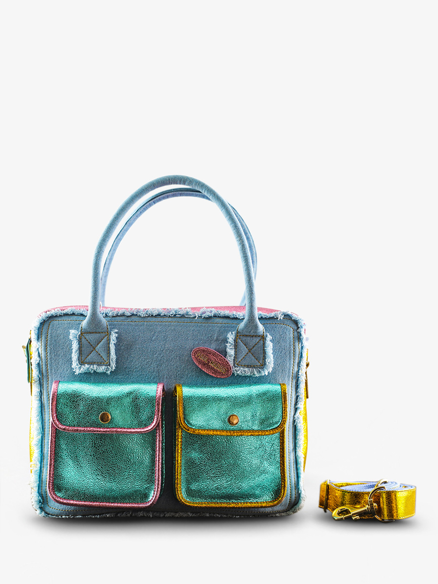 Foto-Material-Aktentasche-Leder-Damen-LeDandy-90s-Paul-Marius-W04-Denim