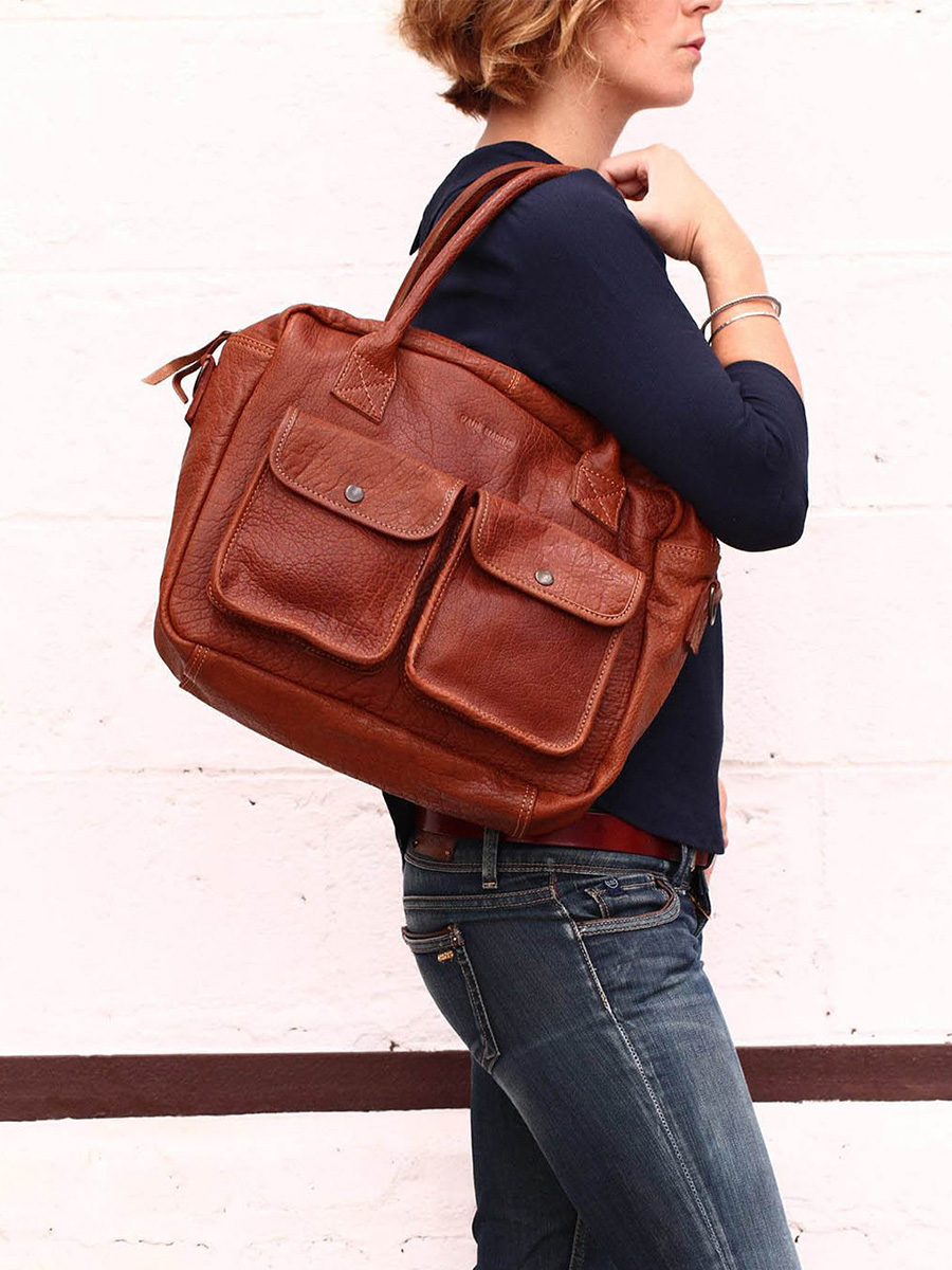 Foto-Tragetasche-Dokumententasche-Leder-Damen-Braun-LeDandy-Natur-Paul-Marius-W04-L