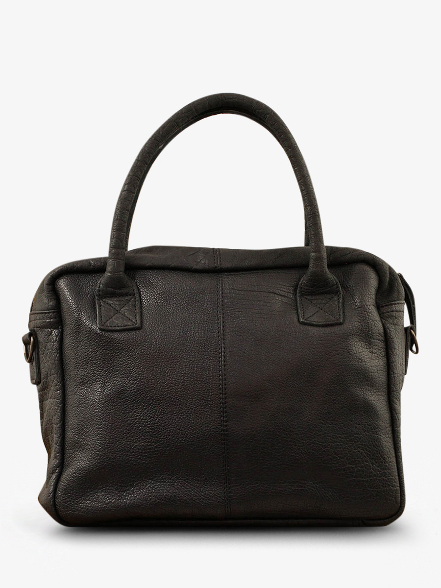 Foto-Rückansicht-Aktentasche-Leder-Damen-schwarz-gold-LeDandy-schwarz-gold-Paul-Marius-W04-B-G