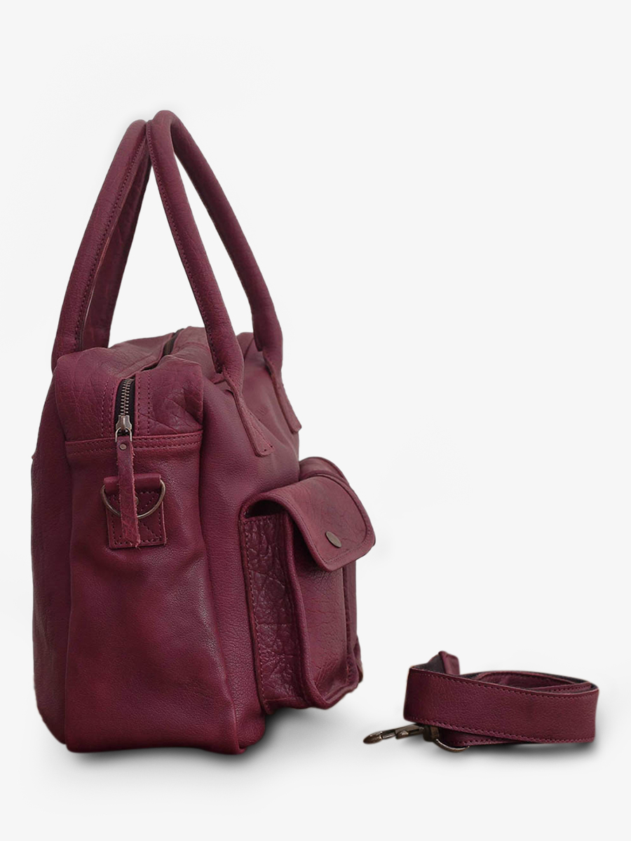 Foto-Seitenansicht-Aktentasche-Leder-Damen-violett-ledandy-prune-paul-marius-w04-p
