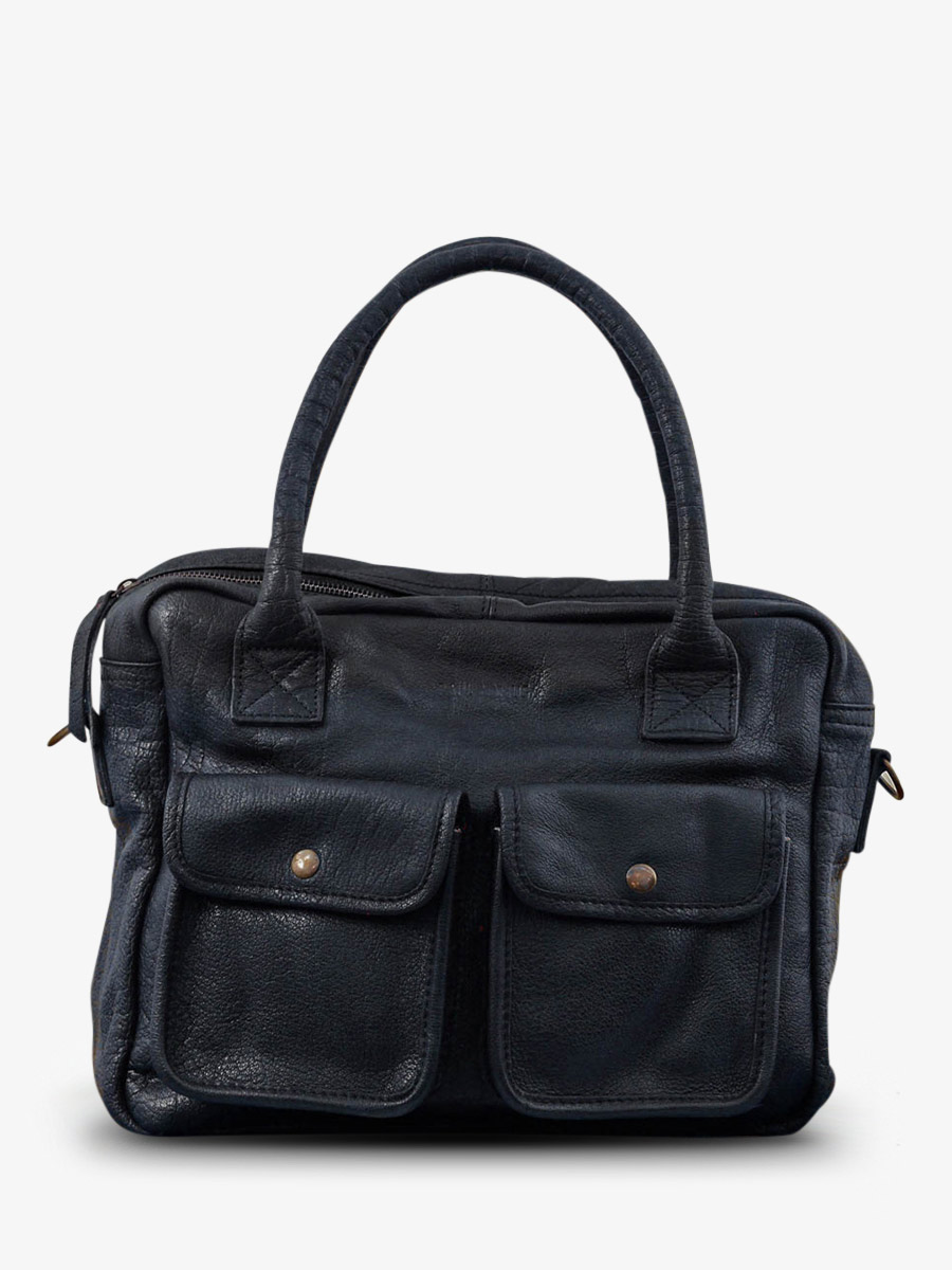 Foto-Vorderansicht-Dokumententasche-Leder-Damen-blau-ledandy-blau-tinten-paul-marius-w04-db