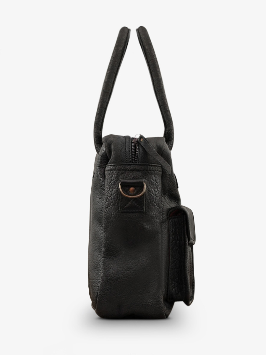 Foto-Seitenansicht-Dokumententasche-Leder-Damen-schwarz-LeDandy-schwarz-Paul-Marius-W04-B