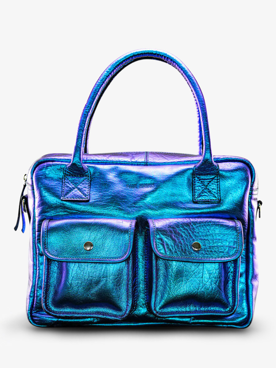 Foto-Vorderansicht-Aktentasche-Leder-Damen-blau-ledandy-scarabee-paul-marius-w04-p-blu