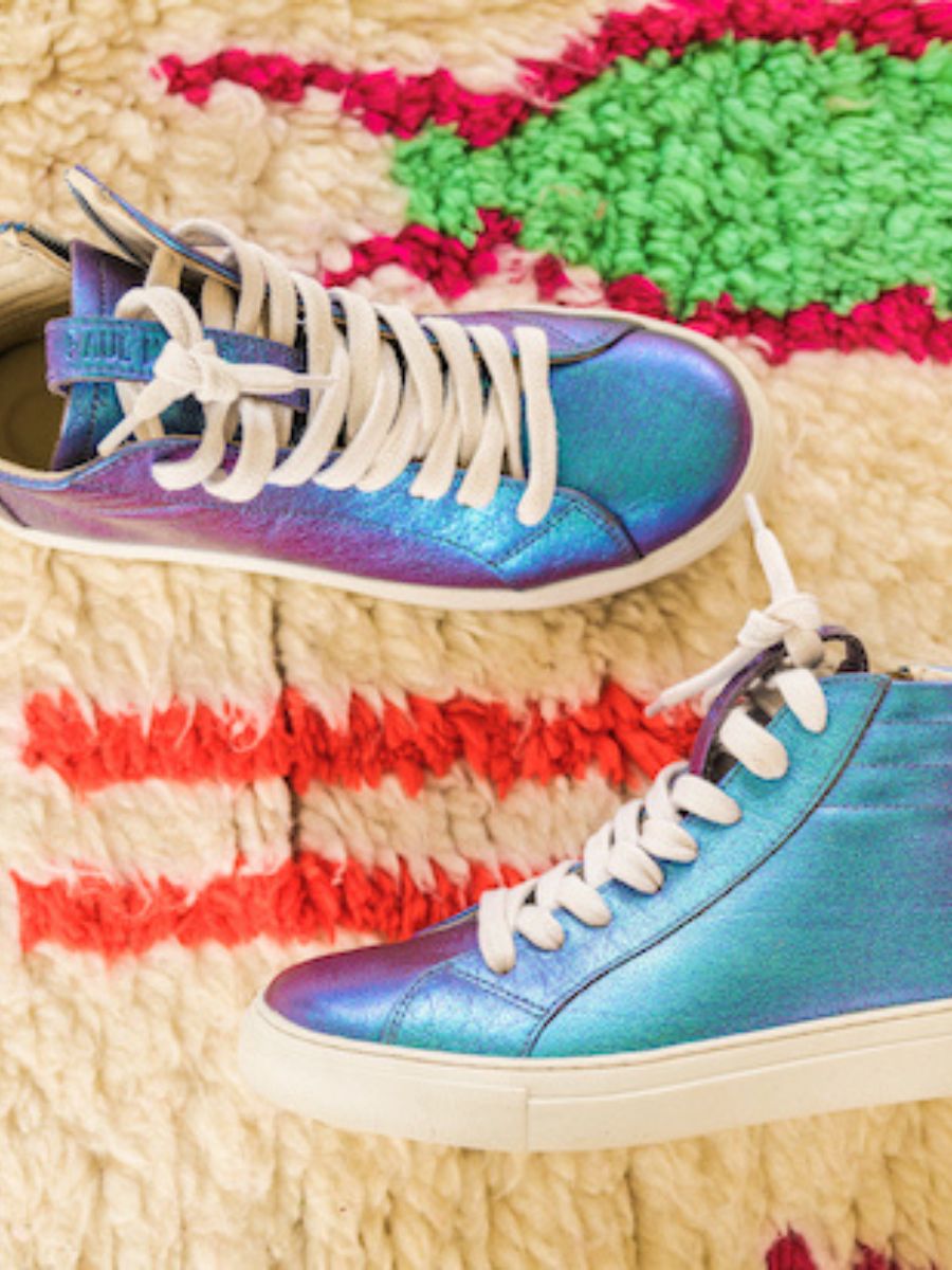 Foto-Vorderansicht-Sneaker-Damen-Leder-blau-pm001-Scarabee-Paul-Marius-pm001-p-blu-s35-