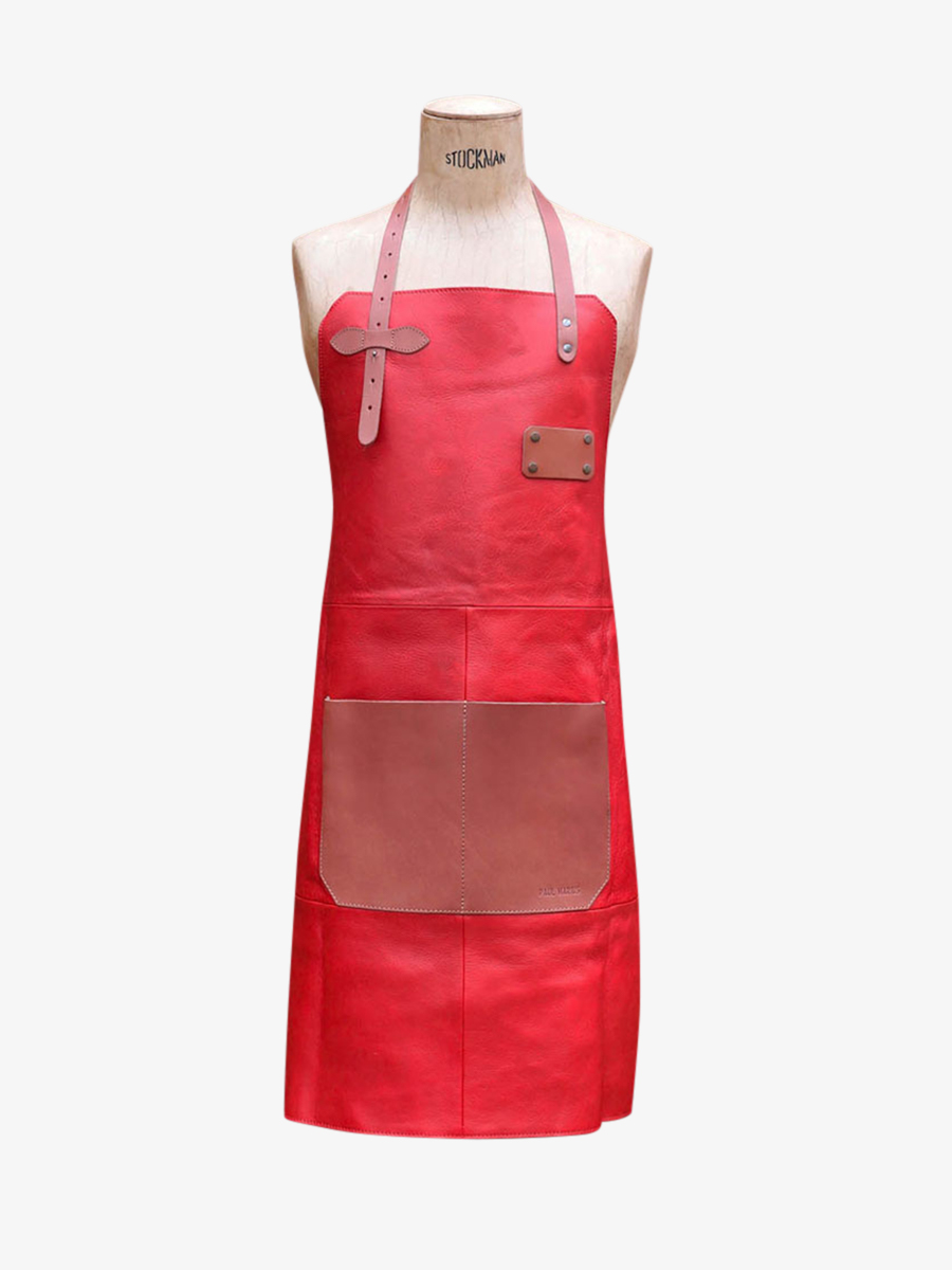 Foto-Tragegürtel-Lederschürze-Gartenarbeit-rot-LeTablier-aus-Leder-karminrot-Paul-Marius-APRON-LEATHER-R