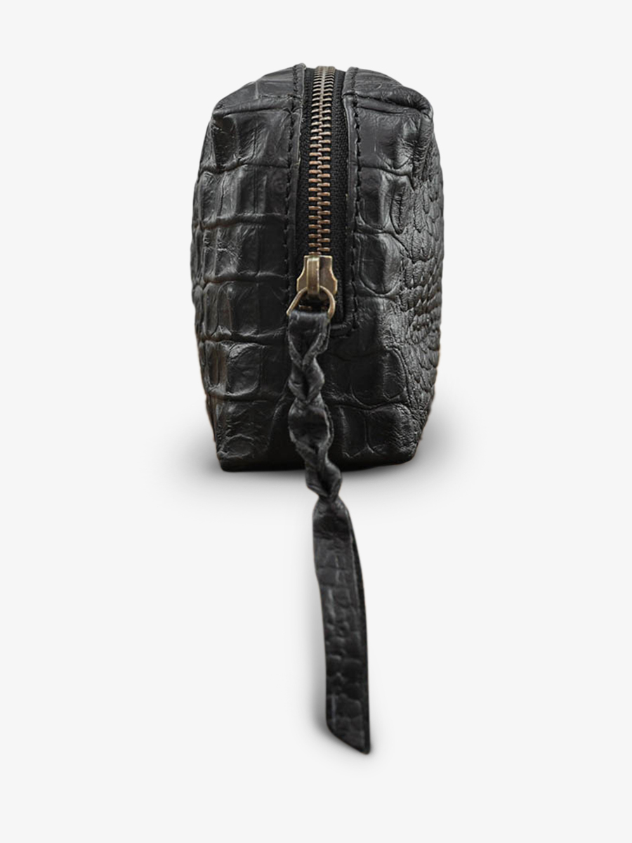 Foto-Rückansicht-Ledertasche-für-Damen-schwarz-Adele-Python-schwarz-Paul-Marius-M500-P-B