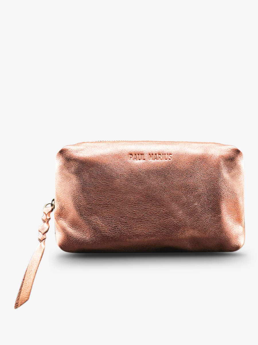 Foto-Seitenansicht-Ledertasche-für-Damen-rosa-golden-Adèle-Gold-Rosa-Paul-Marius-M500-G-PI