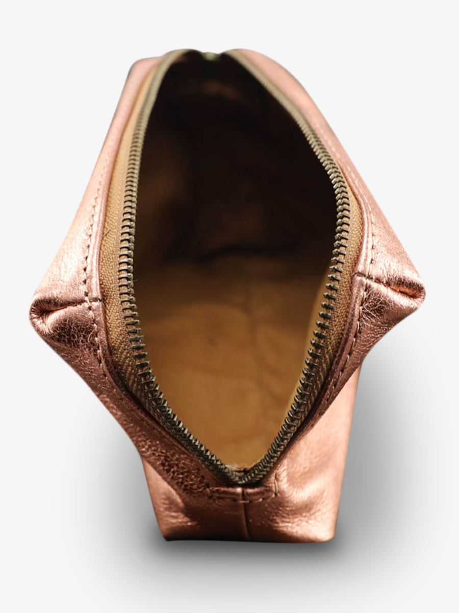 Foto-Innenansicht-Leder-Clutch-für-Damen-rosa-golden-Adele-Gold-Rosa-Paul-Marius-M500-G-PI