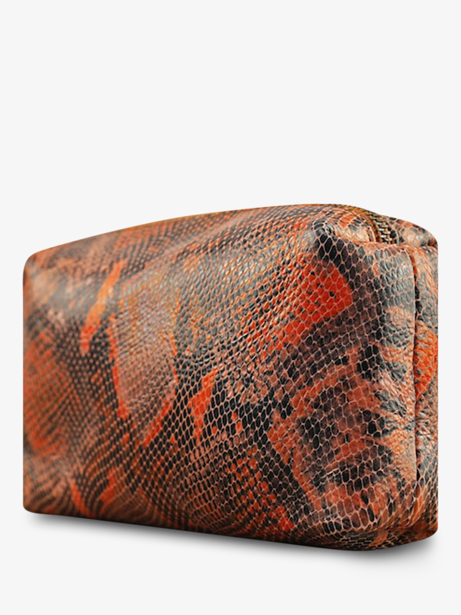 Foto-Rückansicht-Ledertasche-für-Damen-rosa-Adele-Python-rosa-Paul-Marius-M500-P-PI