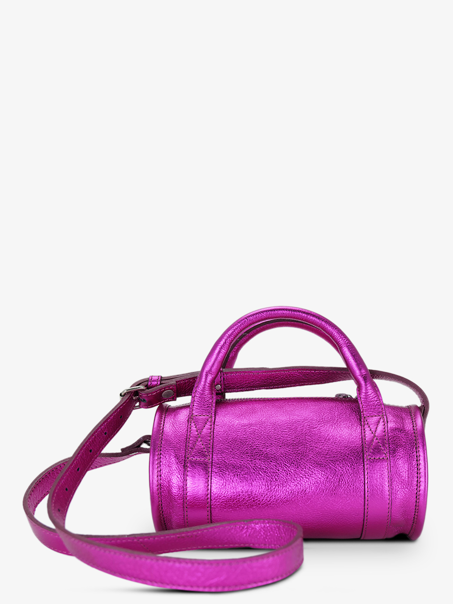 Foto-Rückansicht-Bowlingtasche-Leder-Damen-rosa-Charlie-Ultraviolet-Paul-Marius-W30-UV-PI