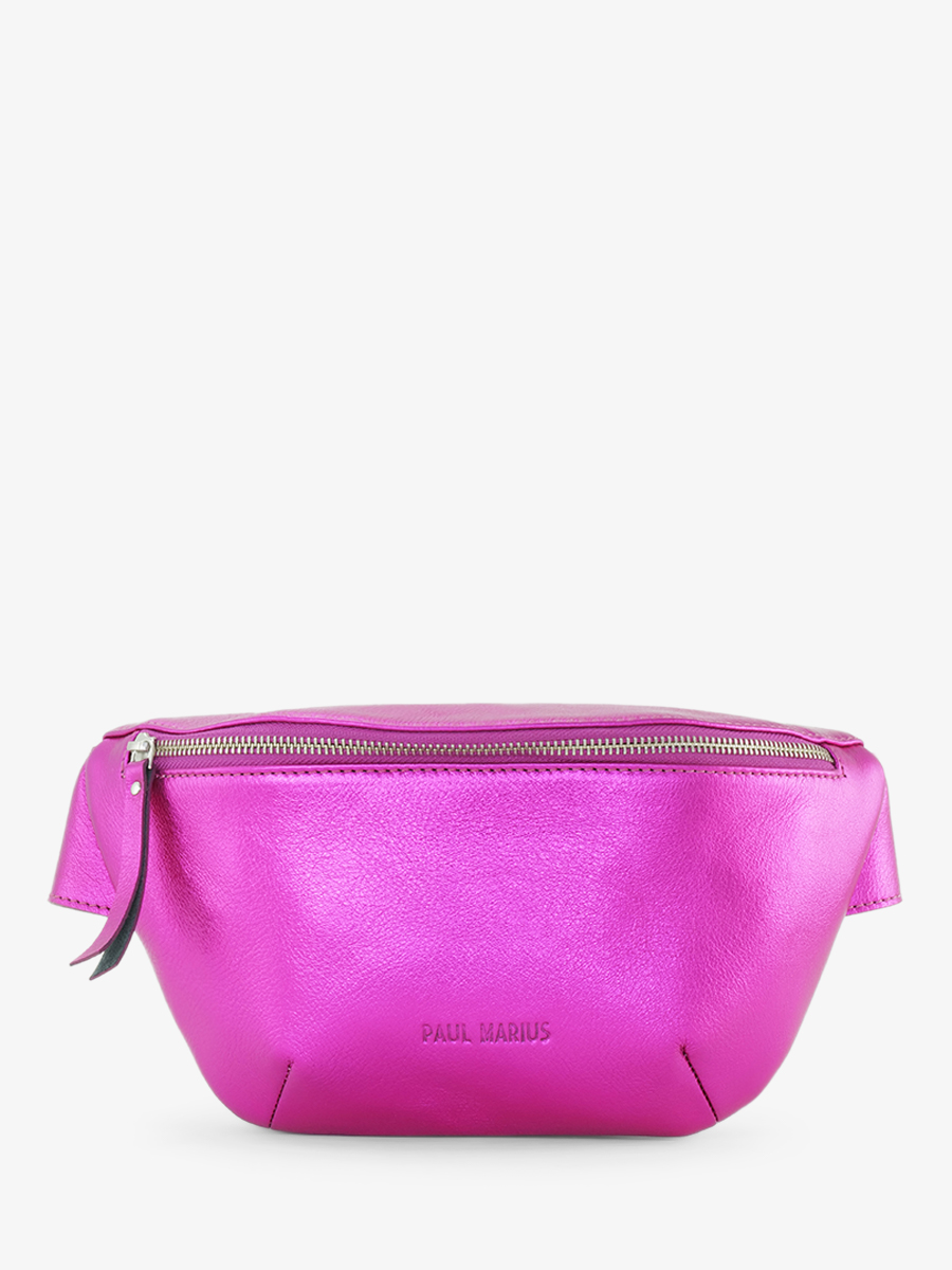 Foto-Vorderansicht-Gürteltasche-Leder-Damen-rosa-LaBanane-Ultraviolet-Paul-Marius-M503-UV-PI