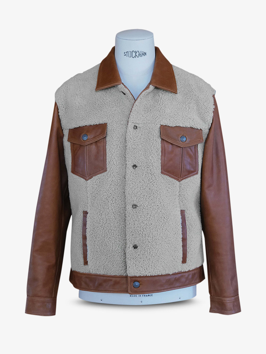 Foto-Seitenansicht-Nubuklederjacke-Herren-braun-Lenumero-1-naturbelassen-geölt-Paul-Marius-Blouson-SH-W-OL-S