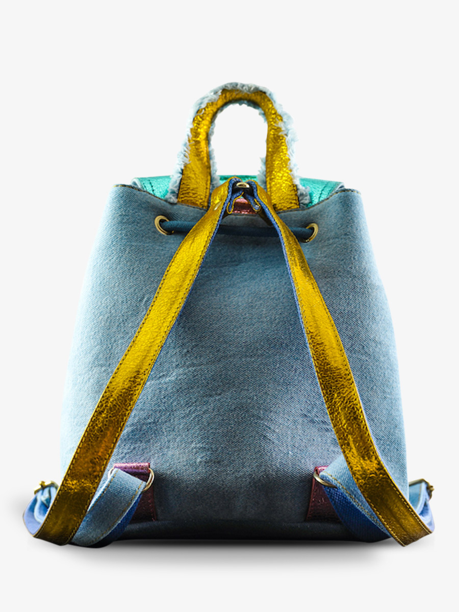 Foto-Rückansicht-Rucksack-Leder-Damen-LeBaroudeur-90s-Paul-Marius-M40-Denim