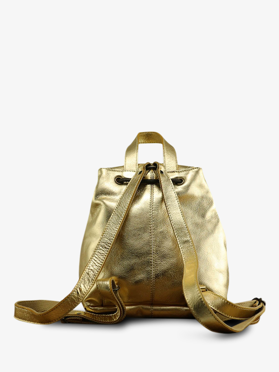 Foto-Rückansicht-Rucksack-Leder-Damen-golden-LeBaroudeur-golden-Paul-Marius-M40-g