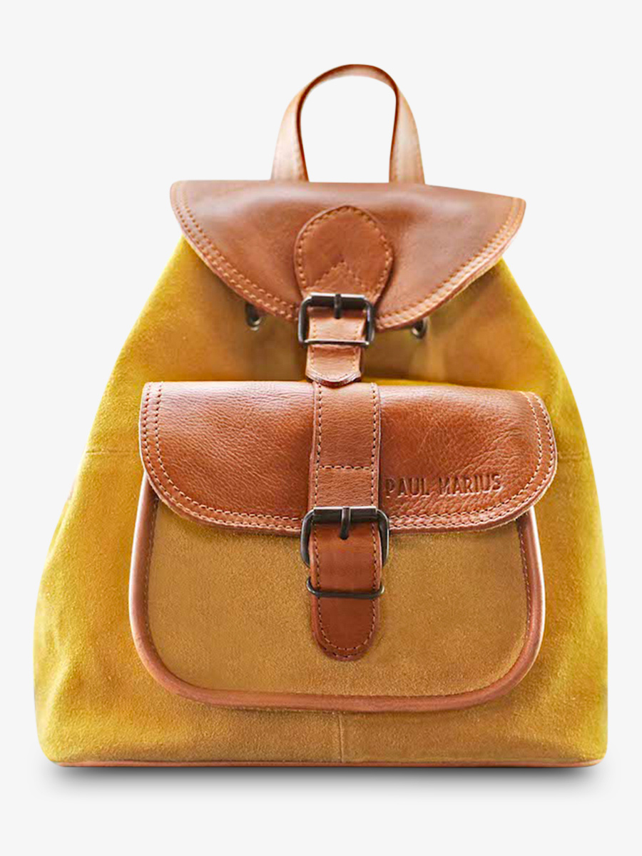 foto-ansicht-von-vorne-rucksack-leder-damen-braun-lebaroudeur-pampa-natur-honig-paul-marius-m39-ol-y